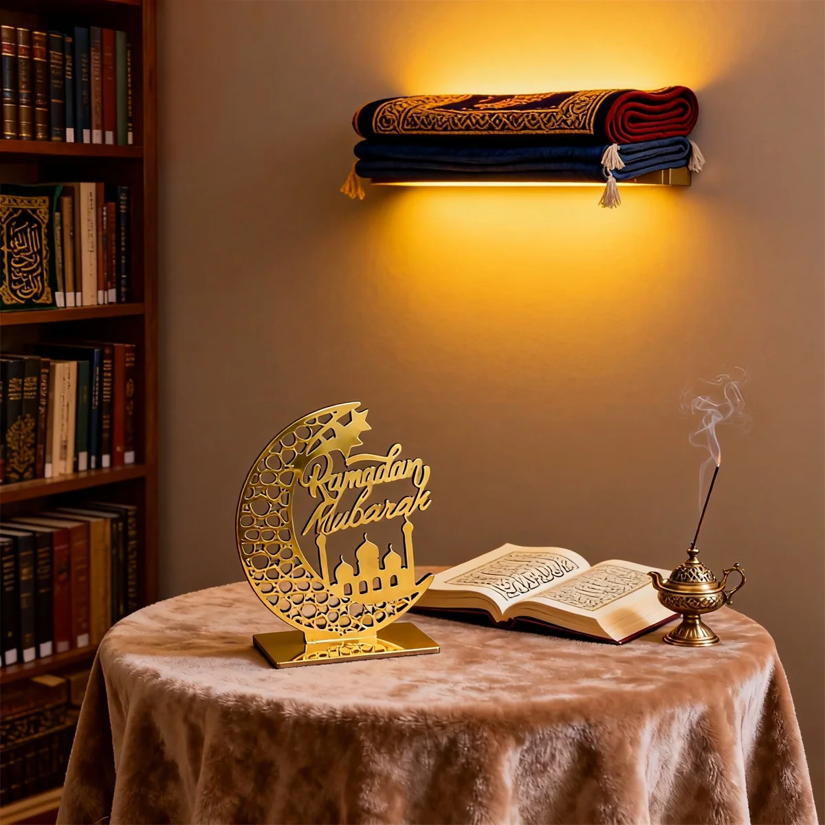 RAMADAN MUBARAK TABLE CENTREPIECEC 1pcs