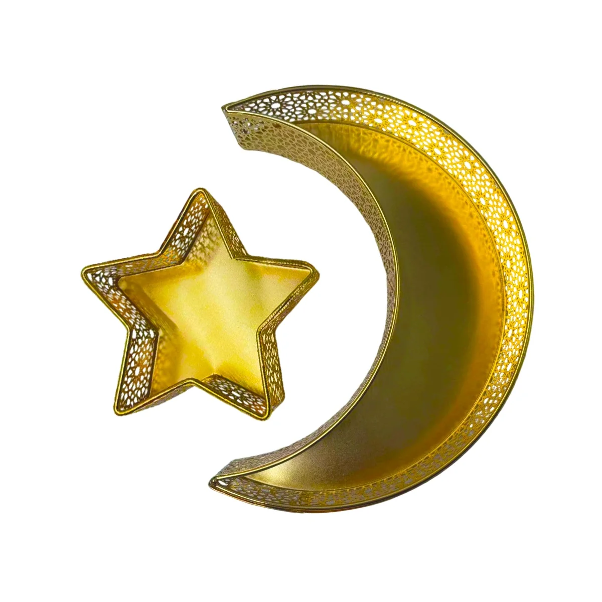 Moon-shaped Ramadan plate - 2 pieces photo 5