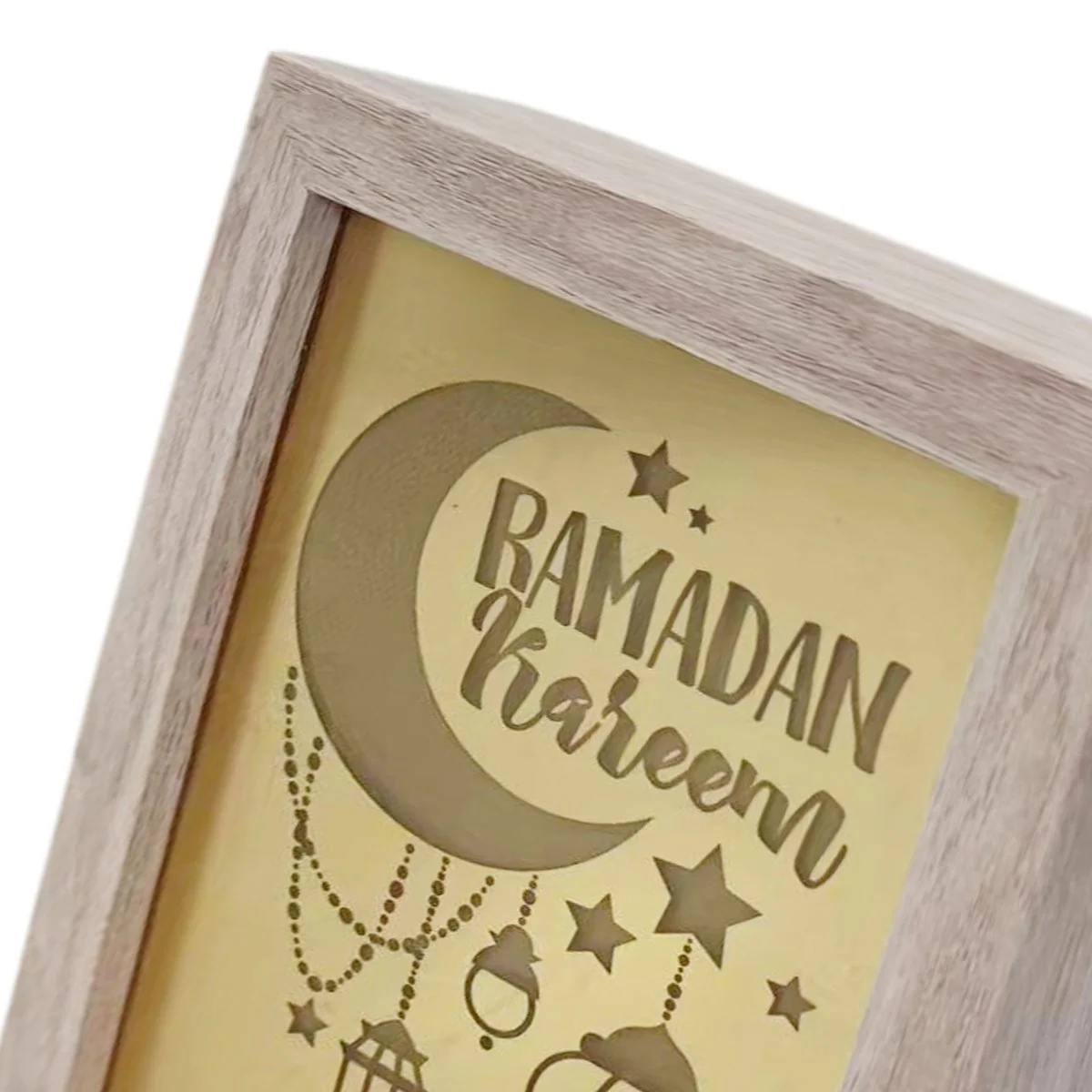 Ramadan Light Box Ormanant Gold LED 1pcs photo 4