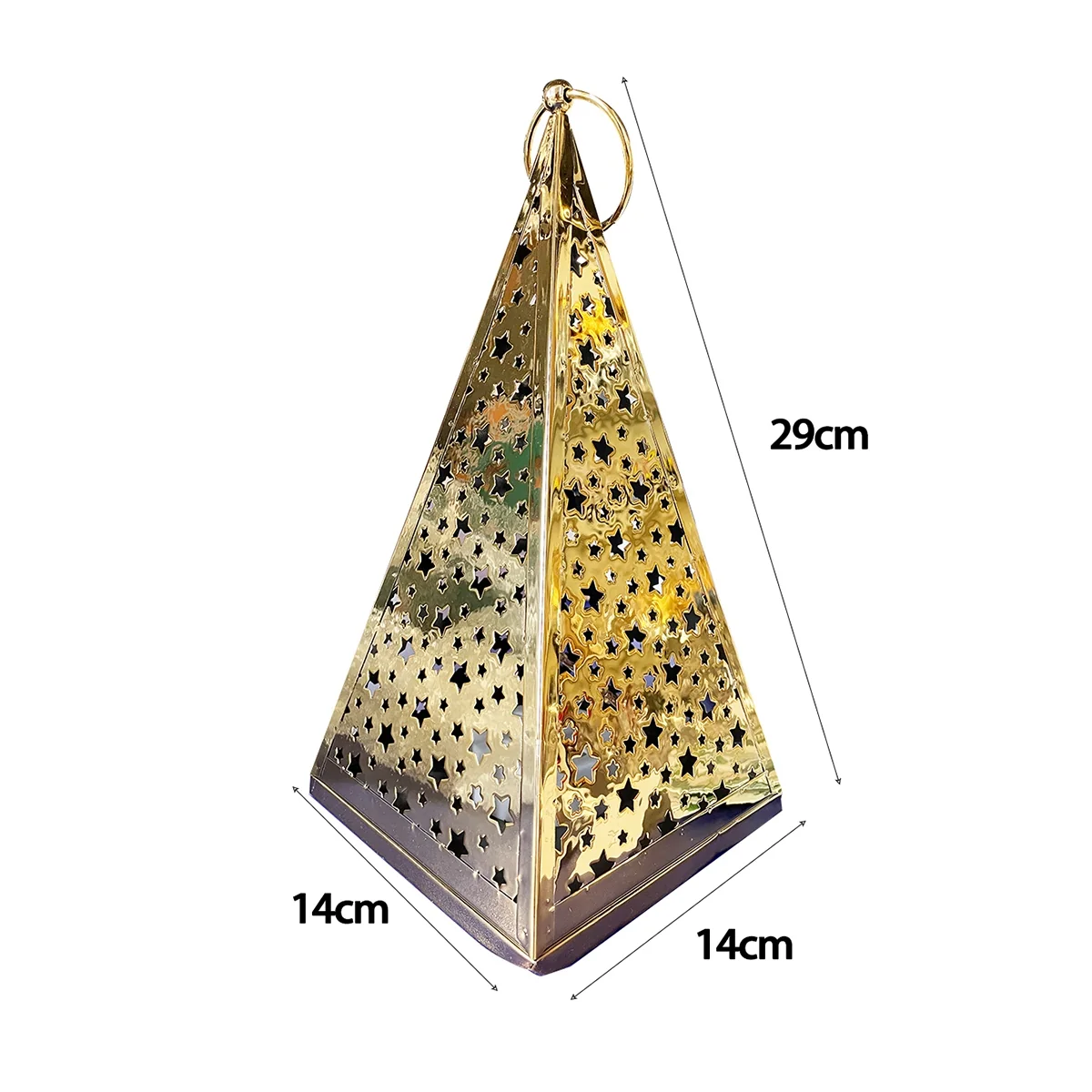 Ramadan Lantern-LED+Song 14*14*29cm 36pcs photo 3