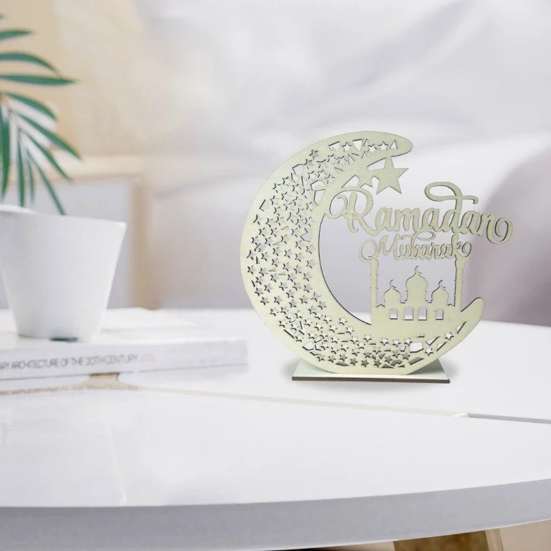 Ramadan Wood Ornament 1pcs