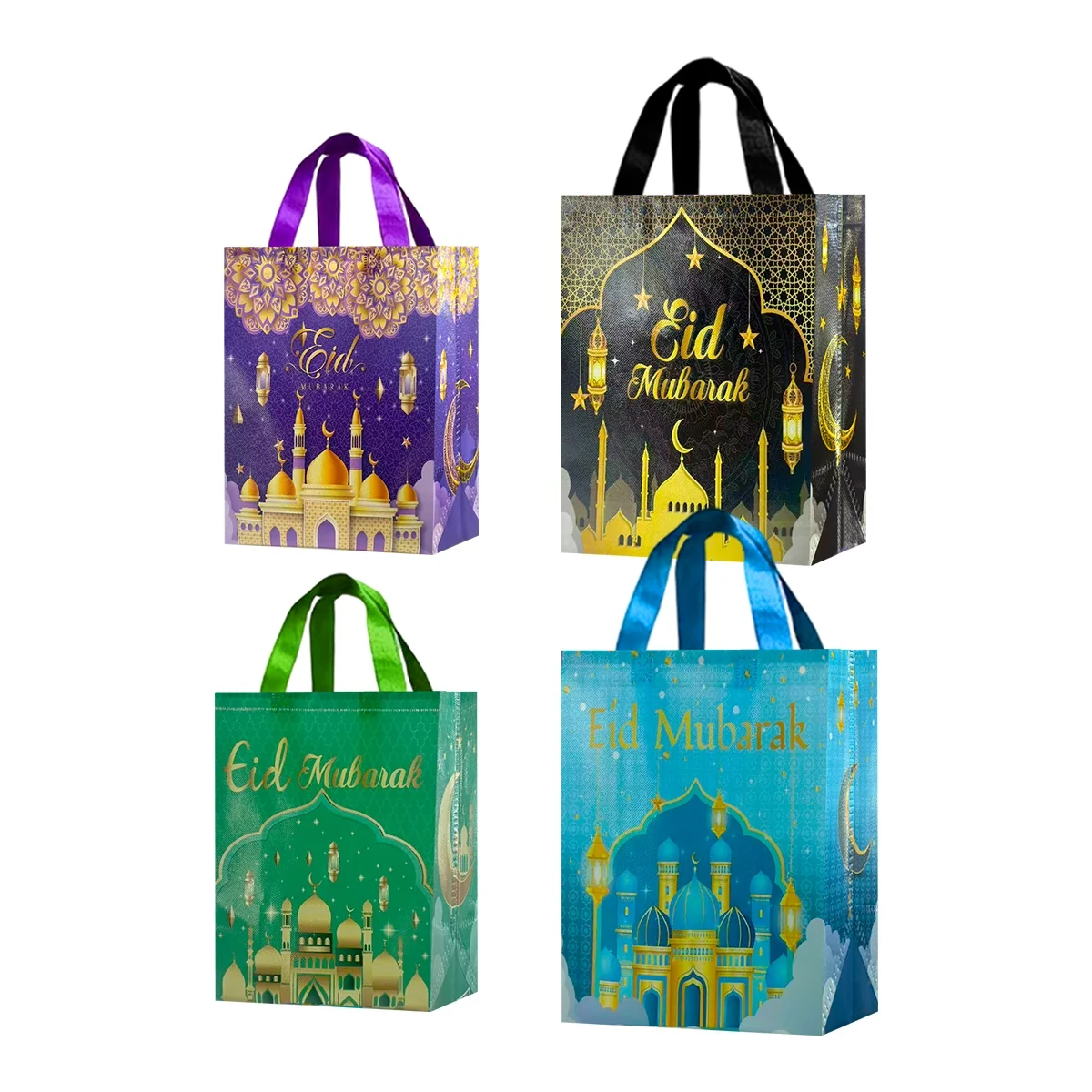 Ramadan gift bag - 4 pieces
Black large + Blue large + Green small + Purple small photo 3